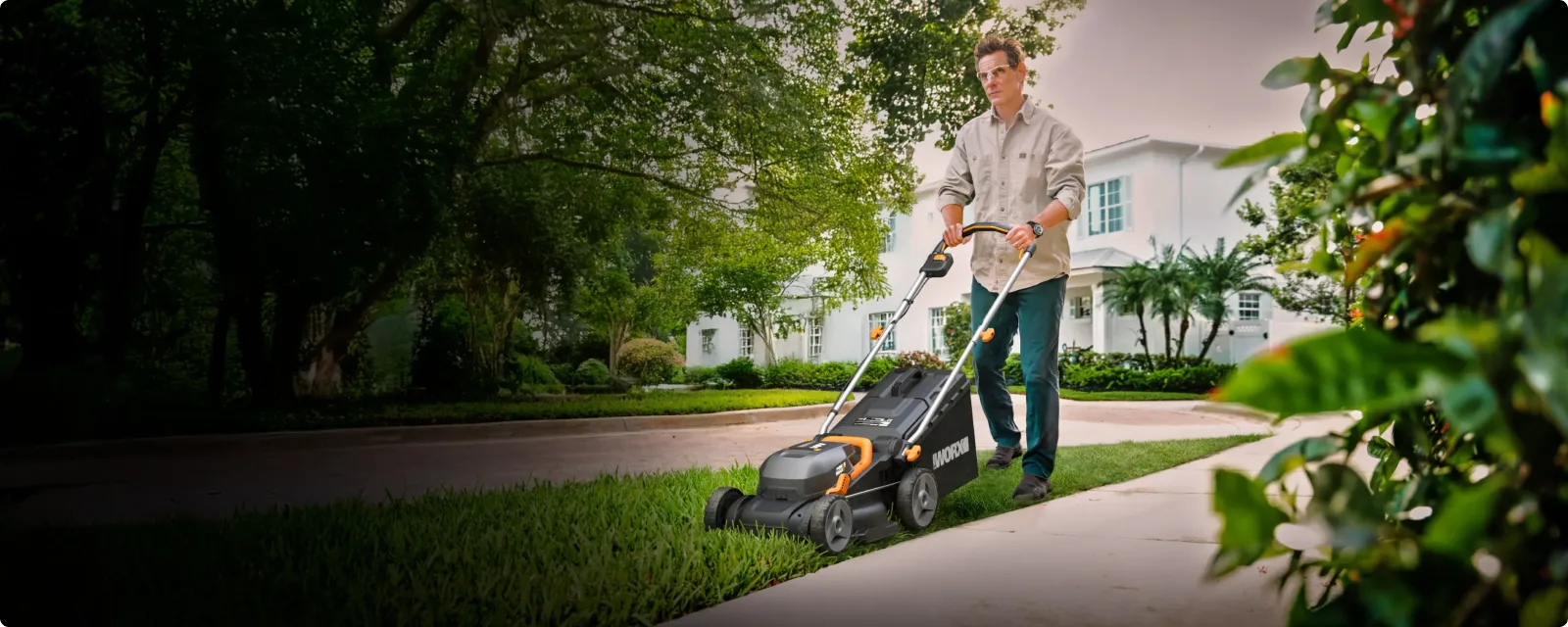 40V 14'' brushless lawn mower feature 1