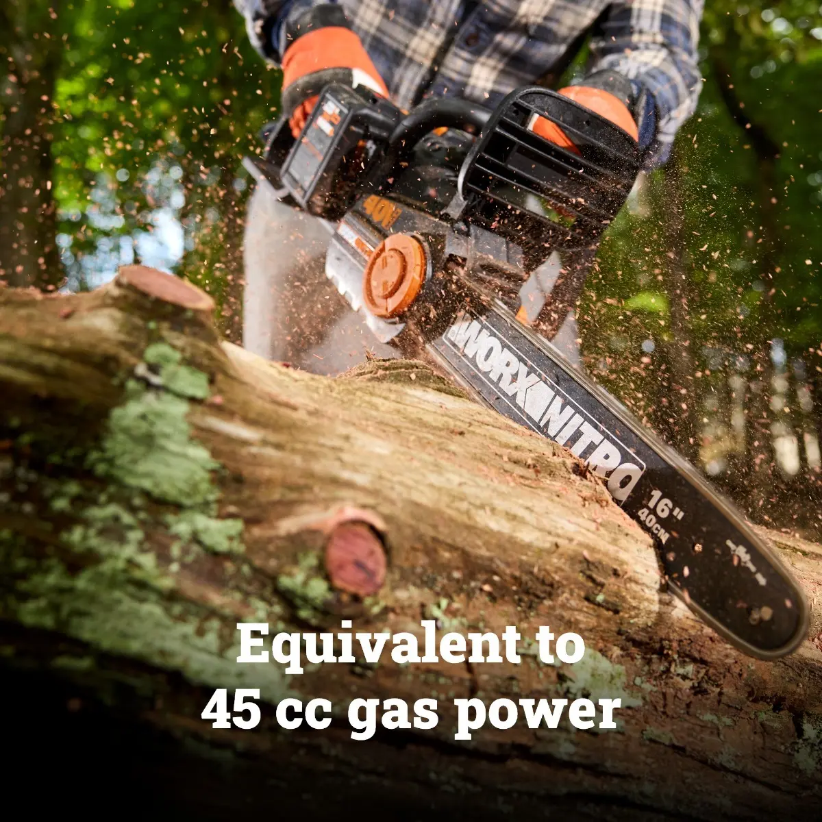 40V 16'' brushless chainsaw 2