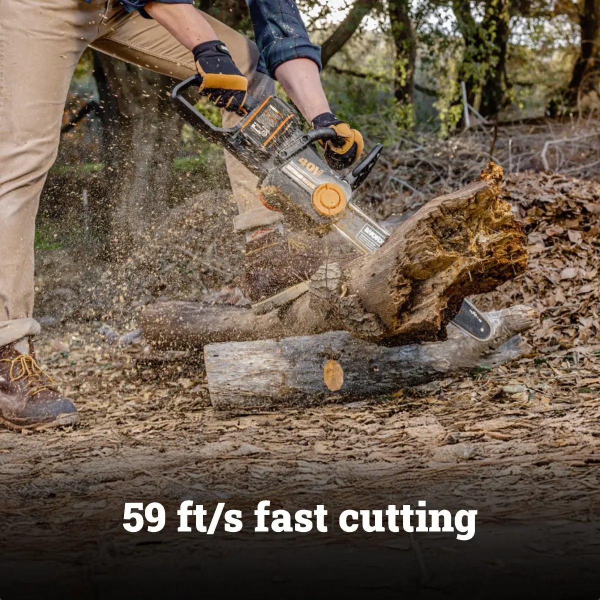40V 16'' brushless chainsaw 3