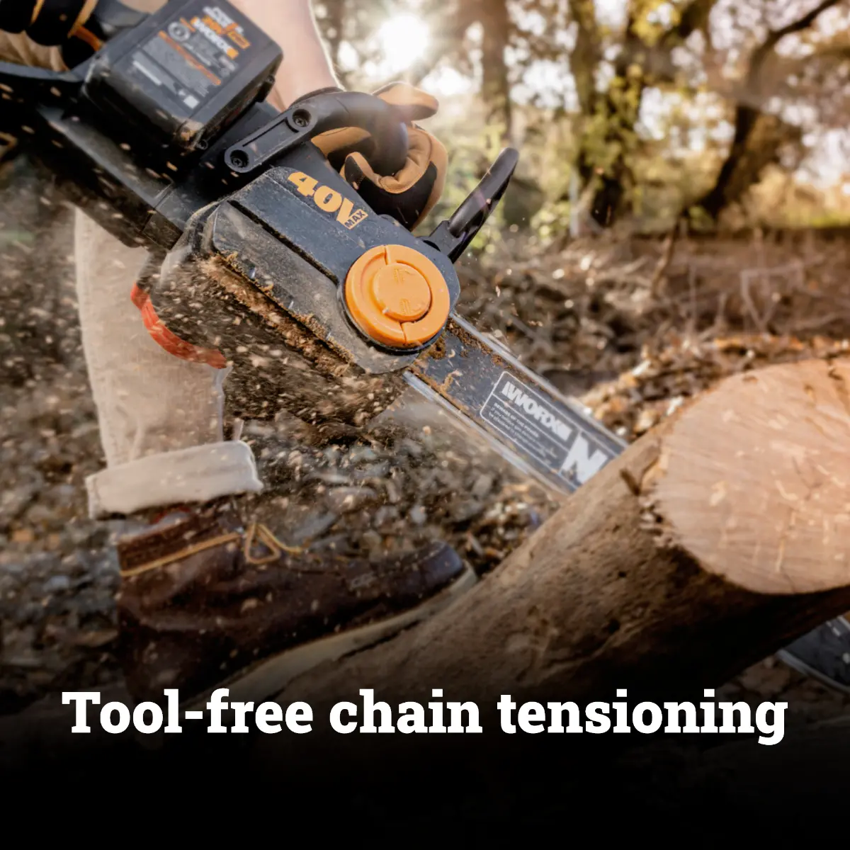 40V 16'' brushless chainsaw 6