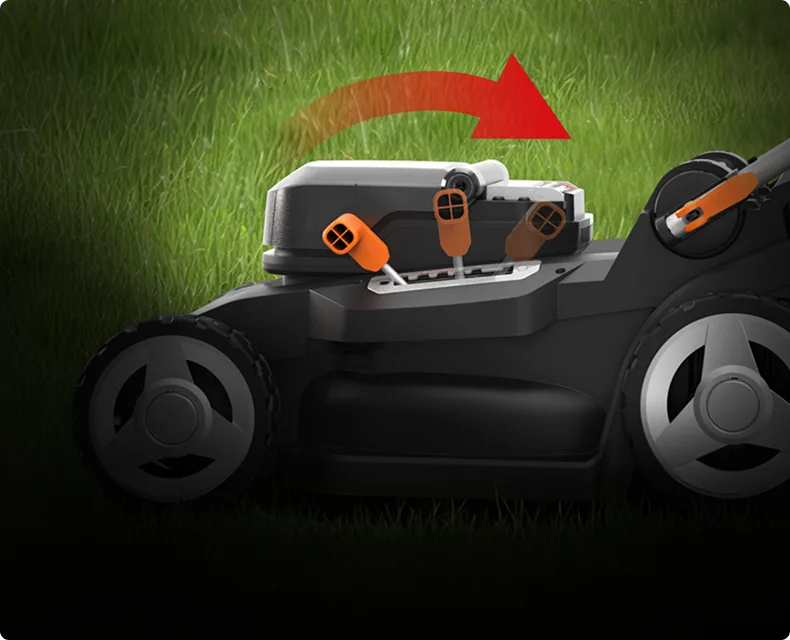 40V 17'' brushless lawn mower feature 8
