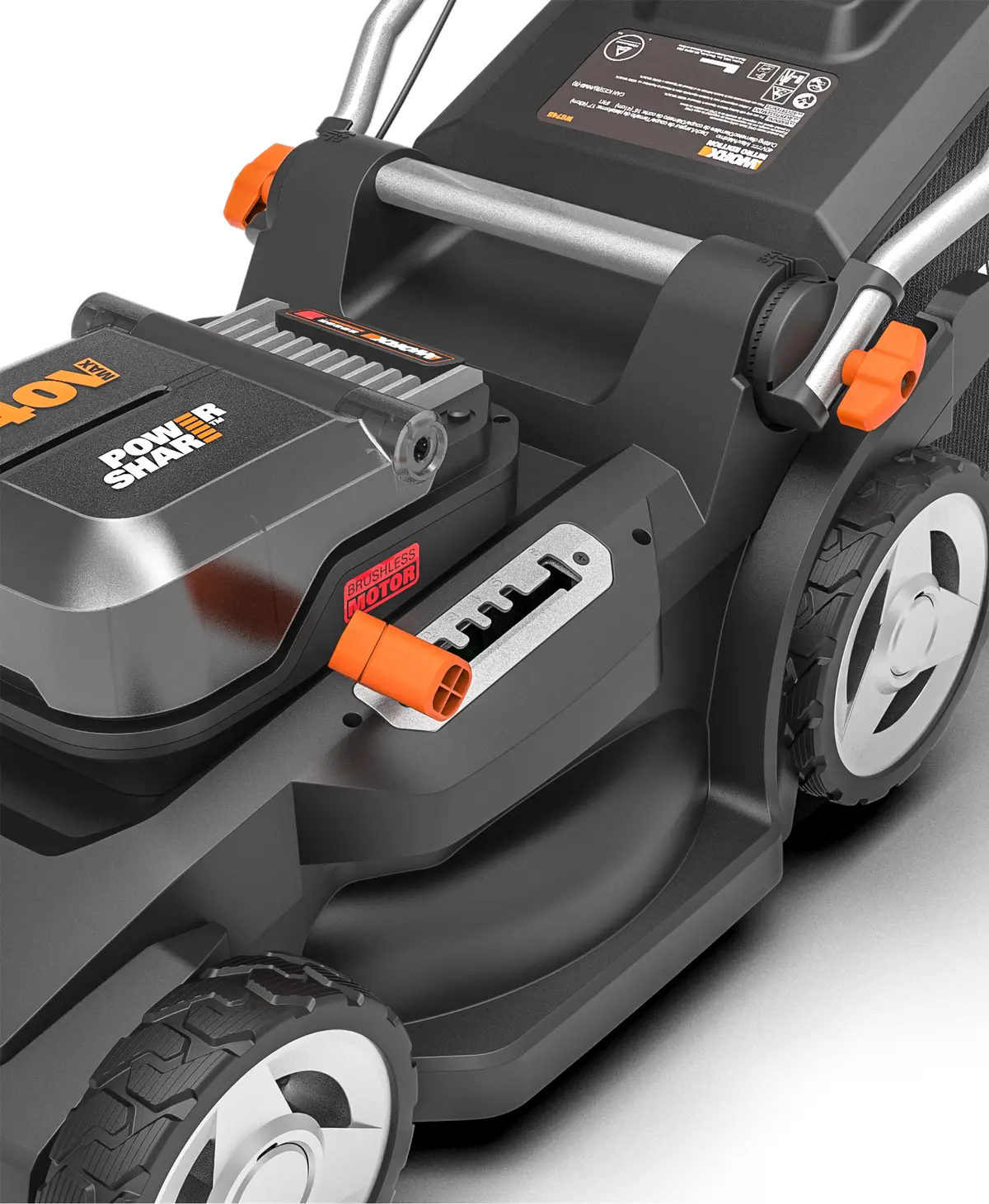 40V 17'' brushless lawn mower 6