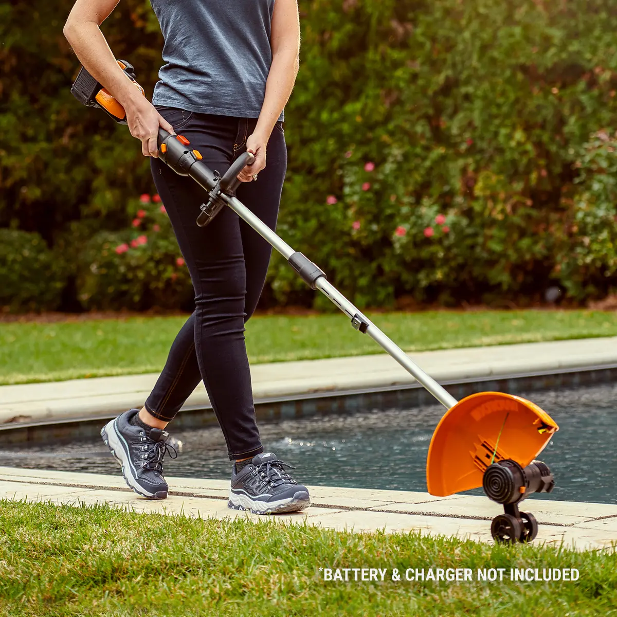 40V Power Share 13" Cordless String Trimmer & Wheeled Edger (2x20V) - Tool Only 4