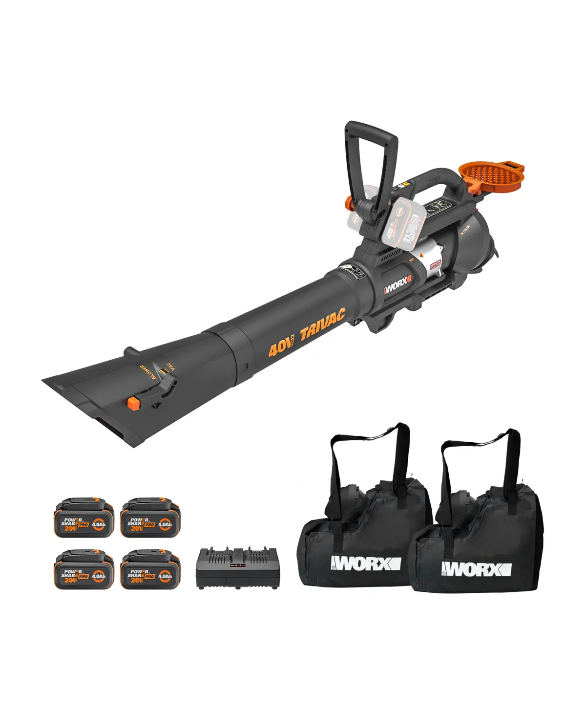40V brushless leaf blower / vacuum / mulcher 2