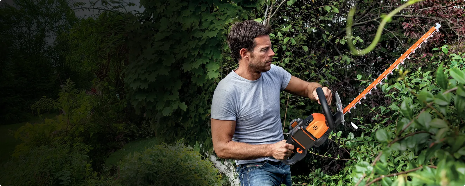 40V 24'' hedge trimmer feature 1