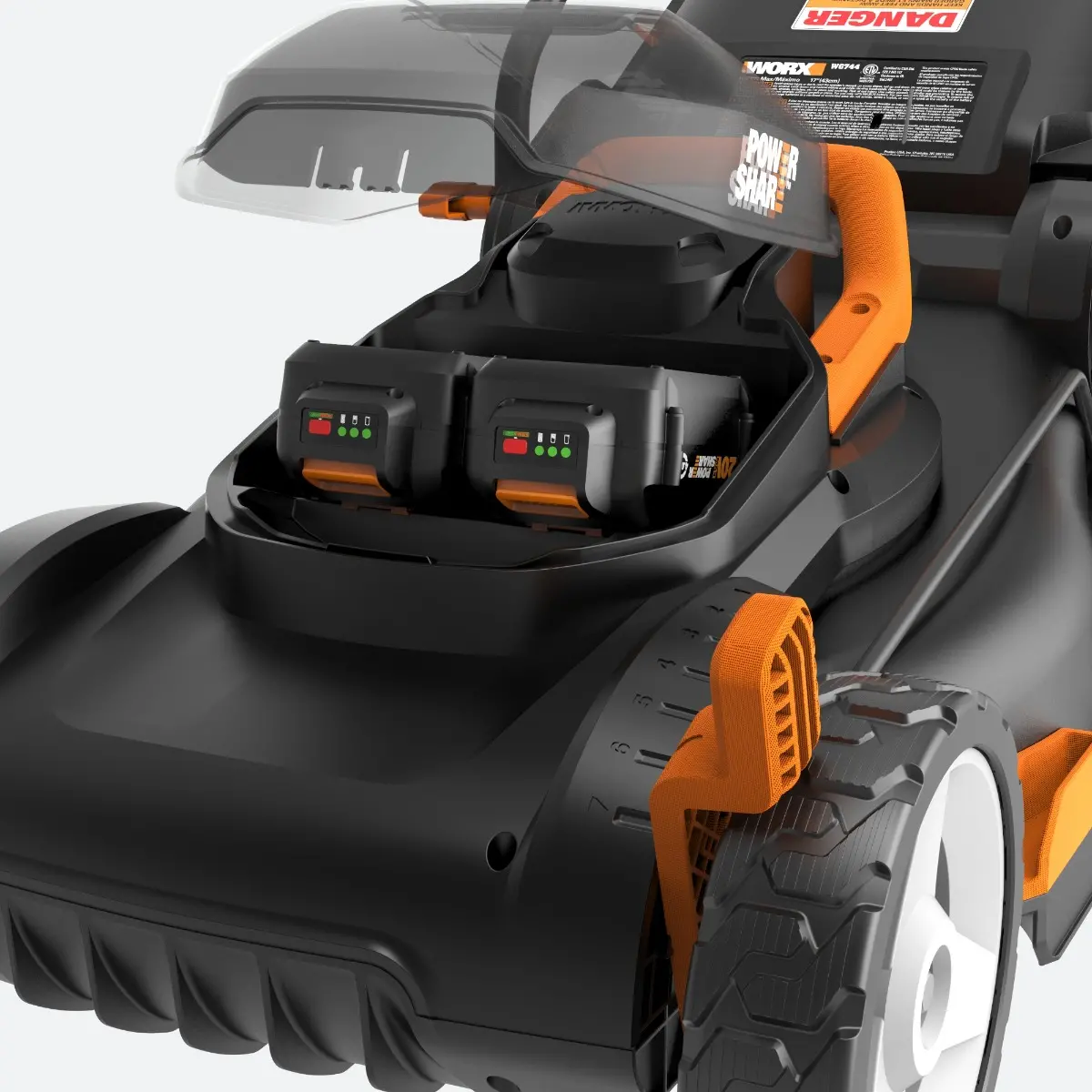 40V Power Share 4.0Ah 17" Cordless Lawn Mower 9