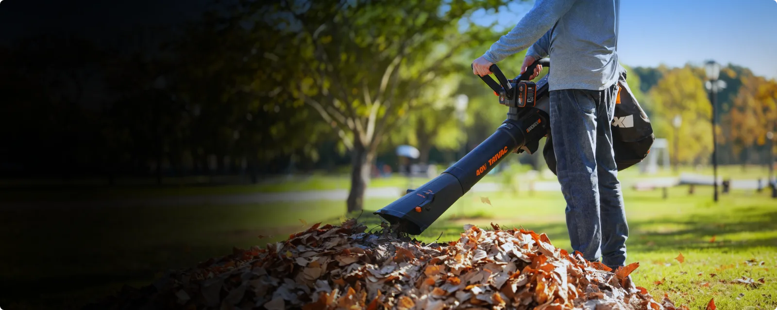 40V brushless leaf blower / vacuum / mulcher - Tool Only feature 1