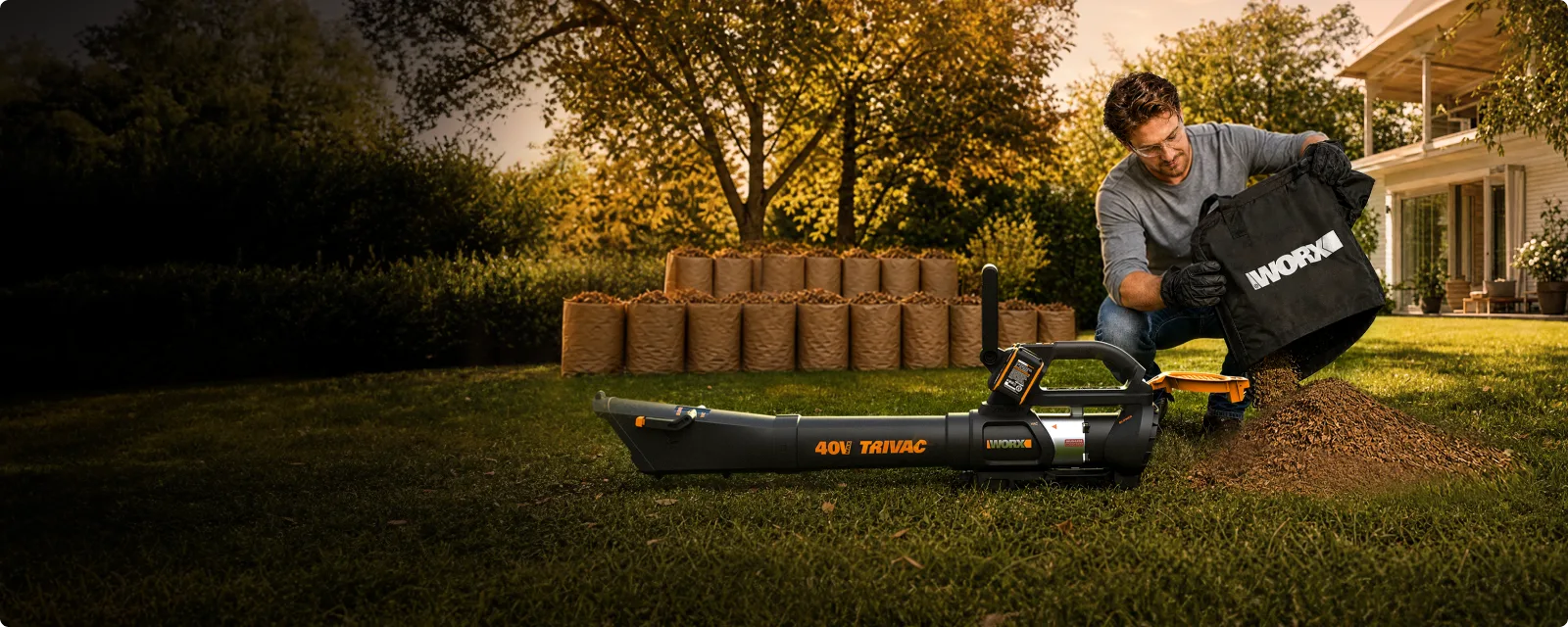 40V brushless leaf blower / vacuum / mulcher - Tool Only feature 3