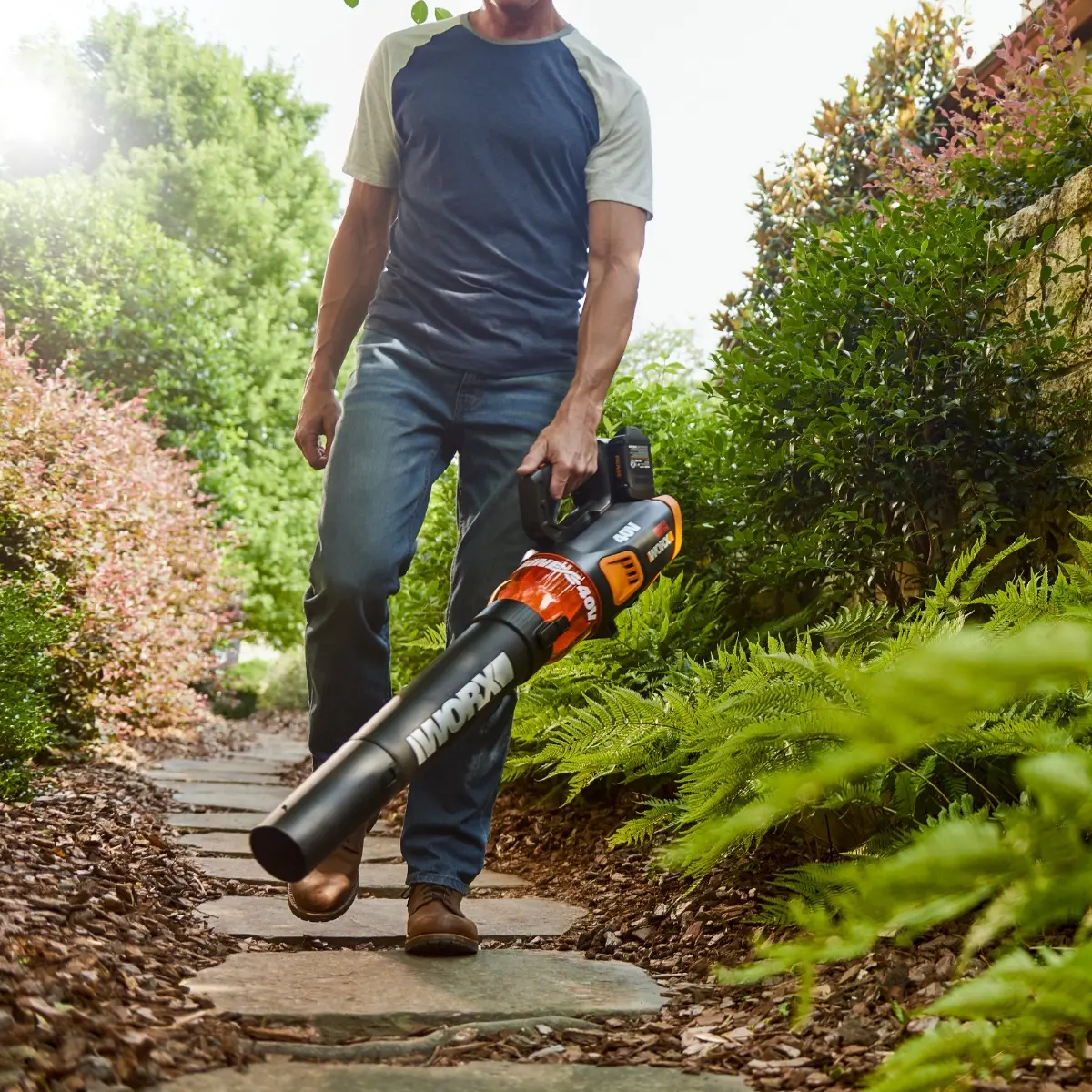 40V 430 CFM 90 MPH brushless leaf blower 4