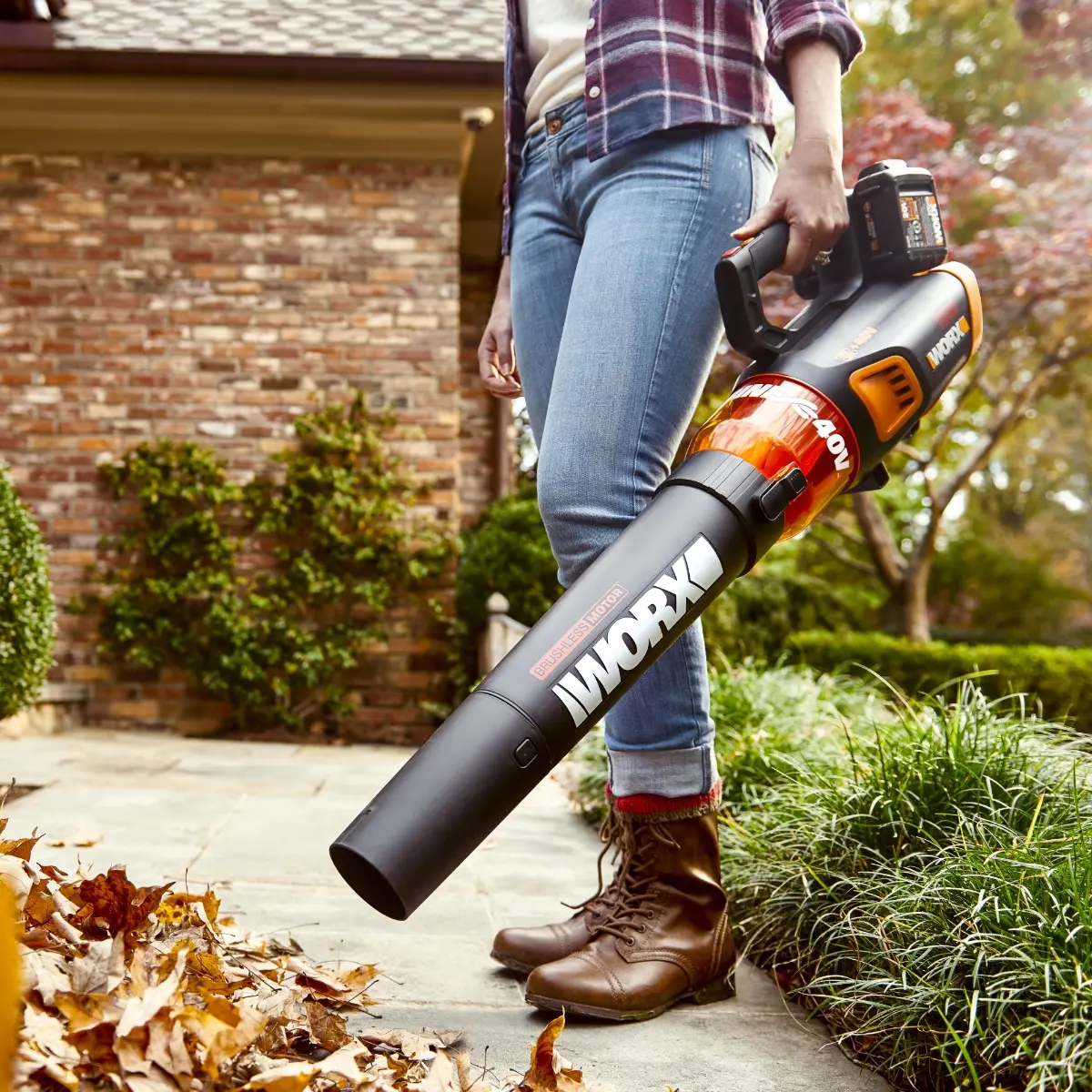40V 430 CFM 90 MPH brushless leaf blower 6
