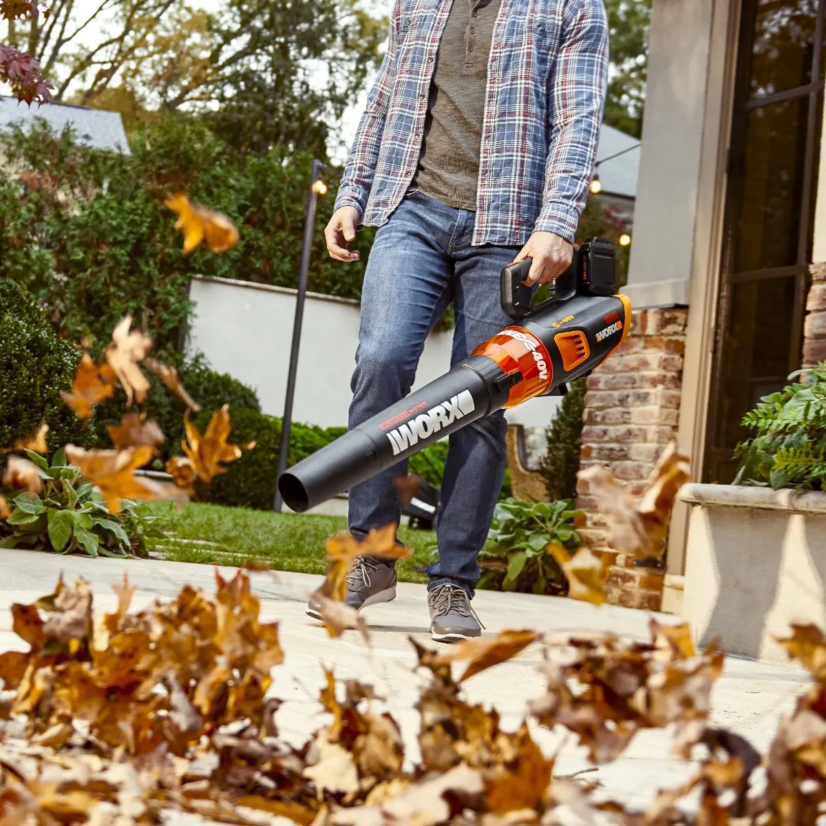 40V 430 CFM 90 MPH brushless leaf blower 7