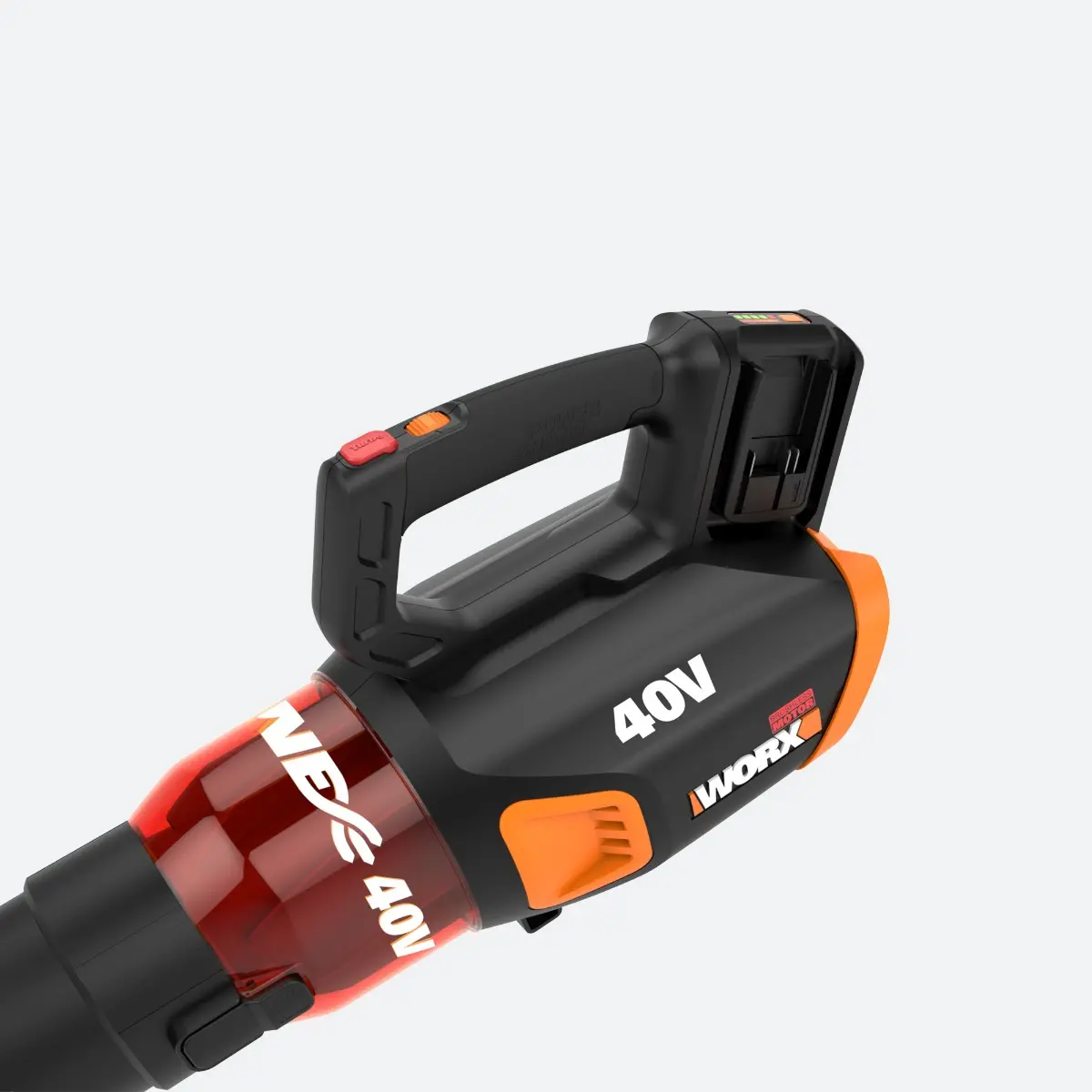 40V 430 CFM 90 MPH brushless leaf blower 5