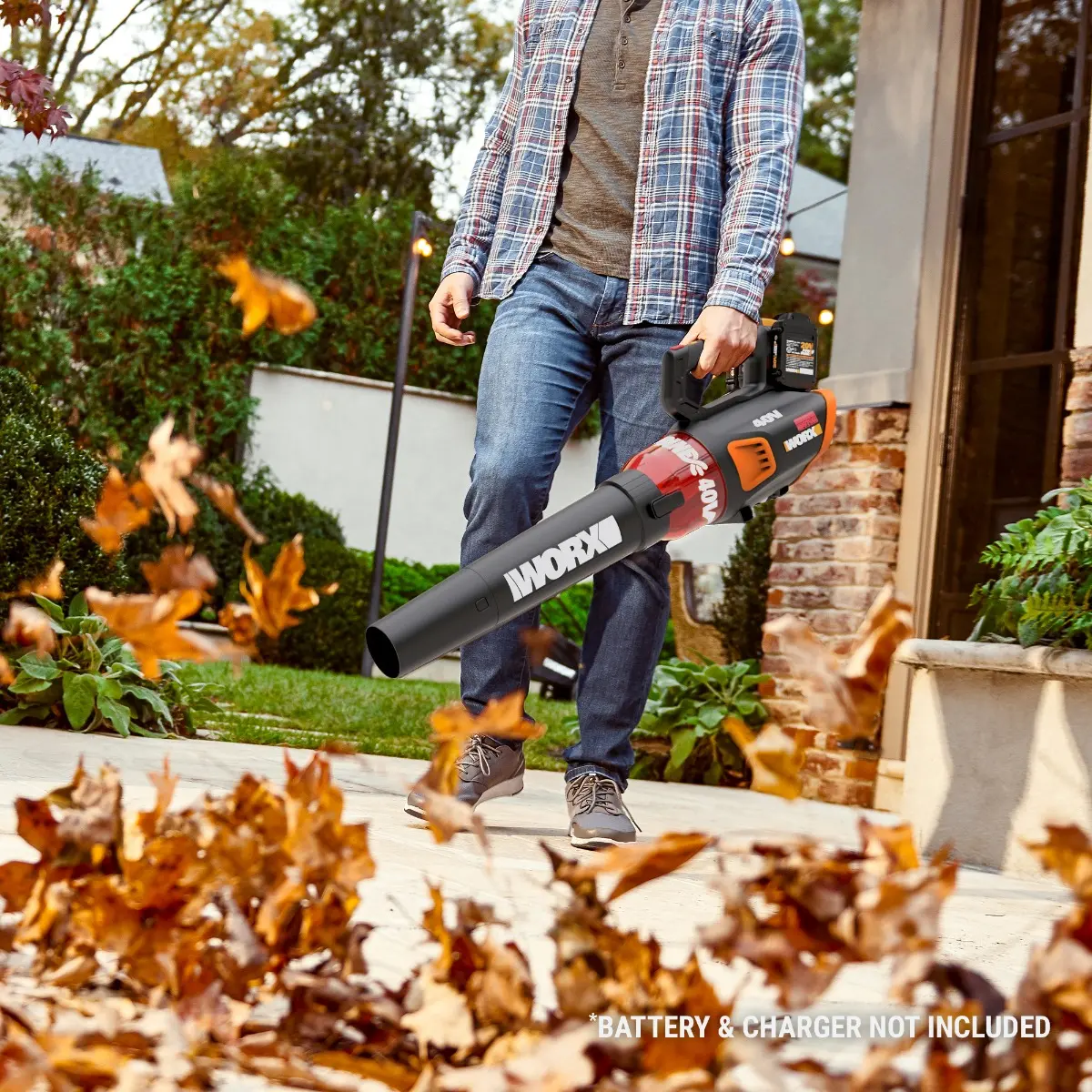 40V 430 CFM 90 MPH brushless leaf blower 6