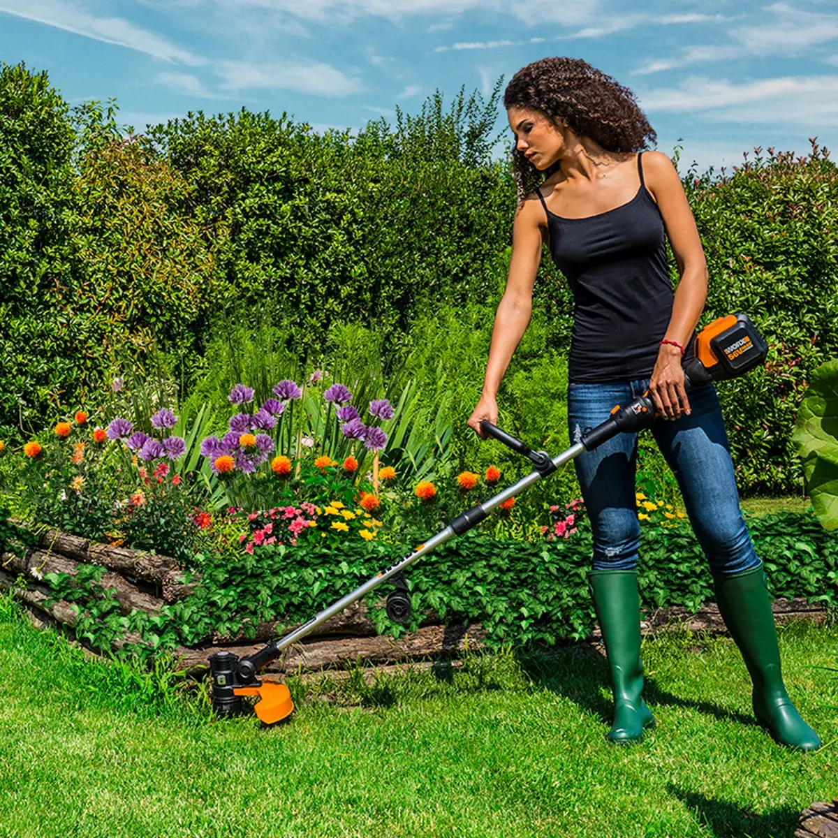 56V 13" Cordless String Trimmer & Wheeled Edger (Discontinued) 3