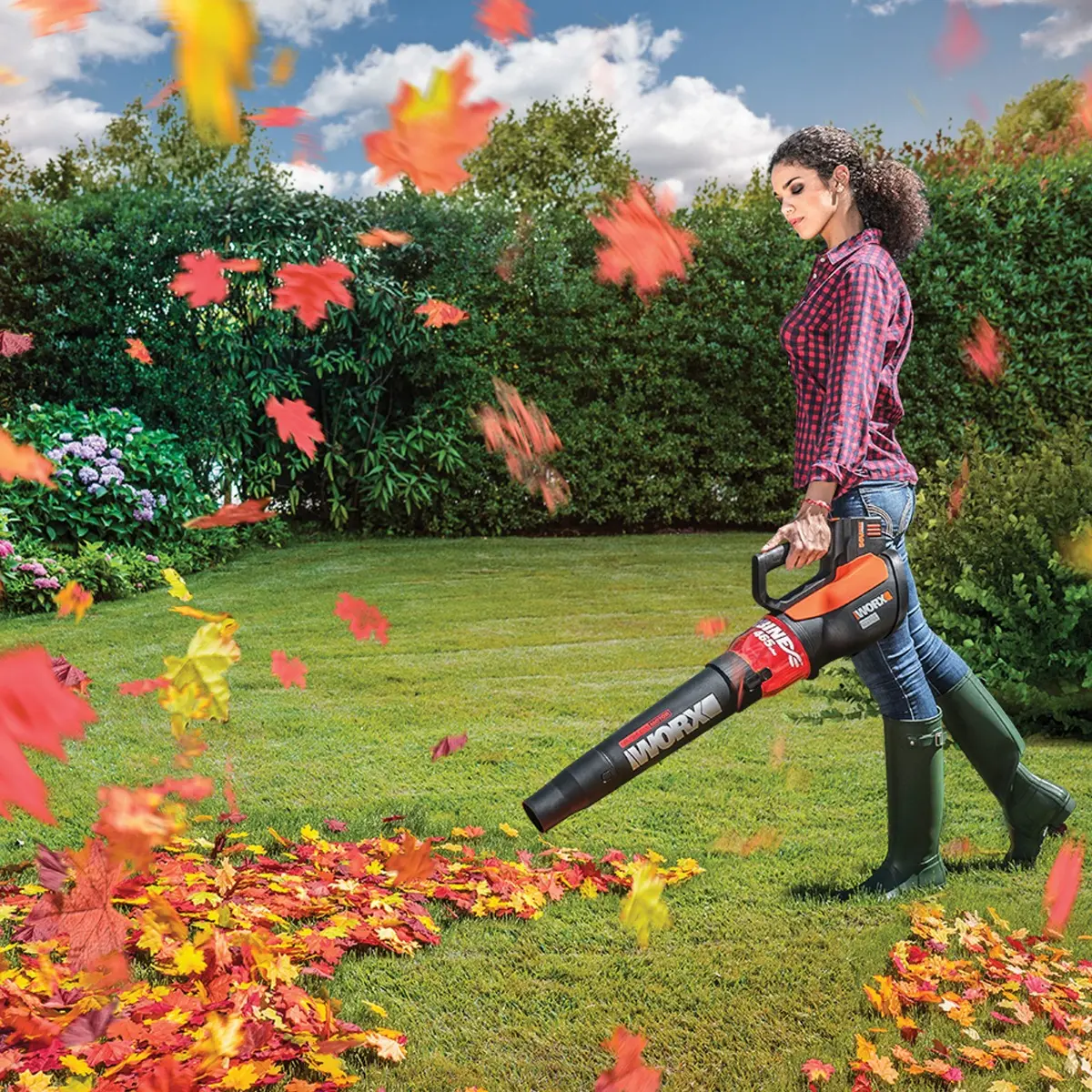 56V String Trimmer & TURBINE Leaf Blower Combo Kit (Discontinued) 4