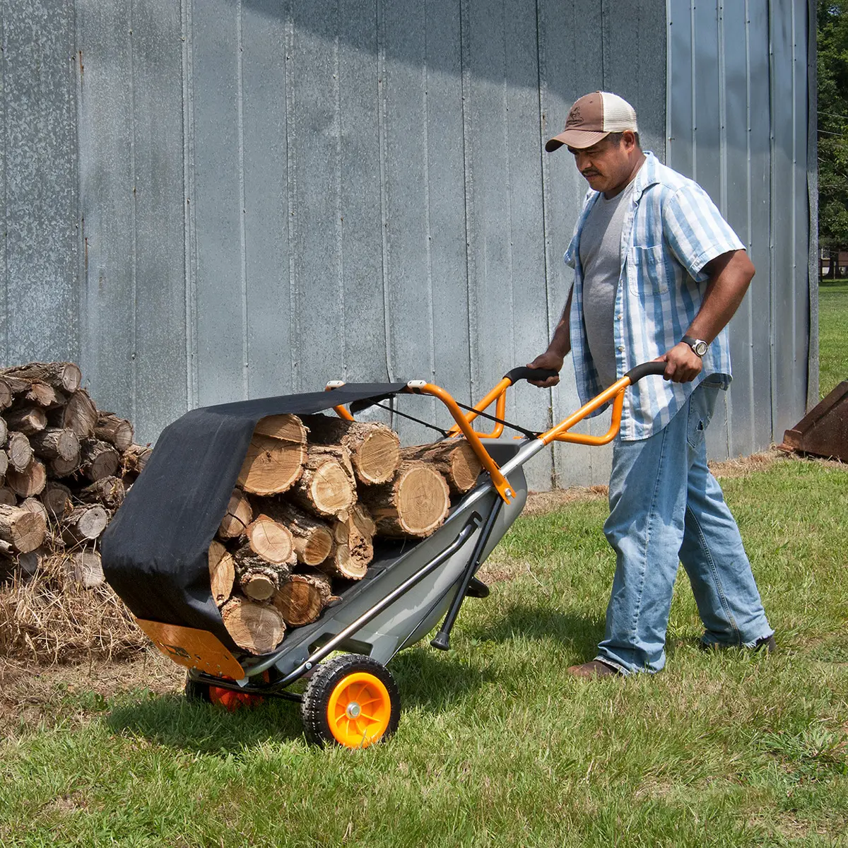 Aerocart Wheelbarrow Firewood Carrier 3