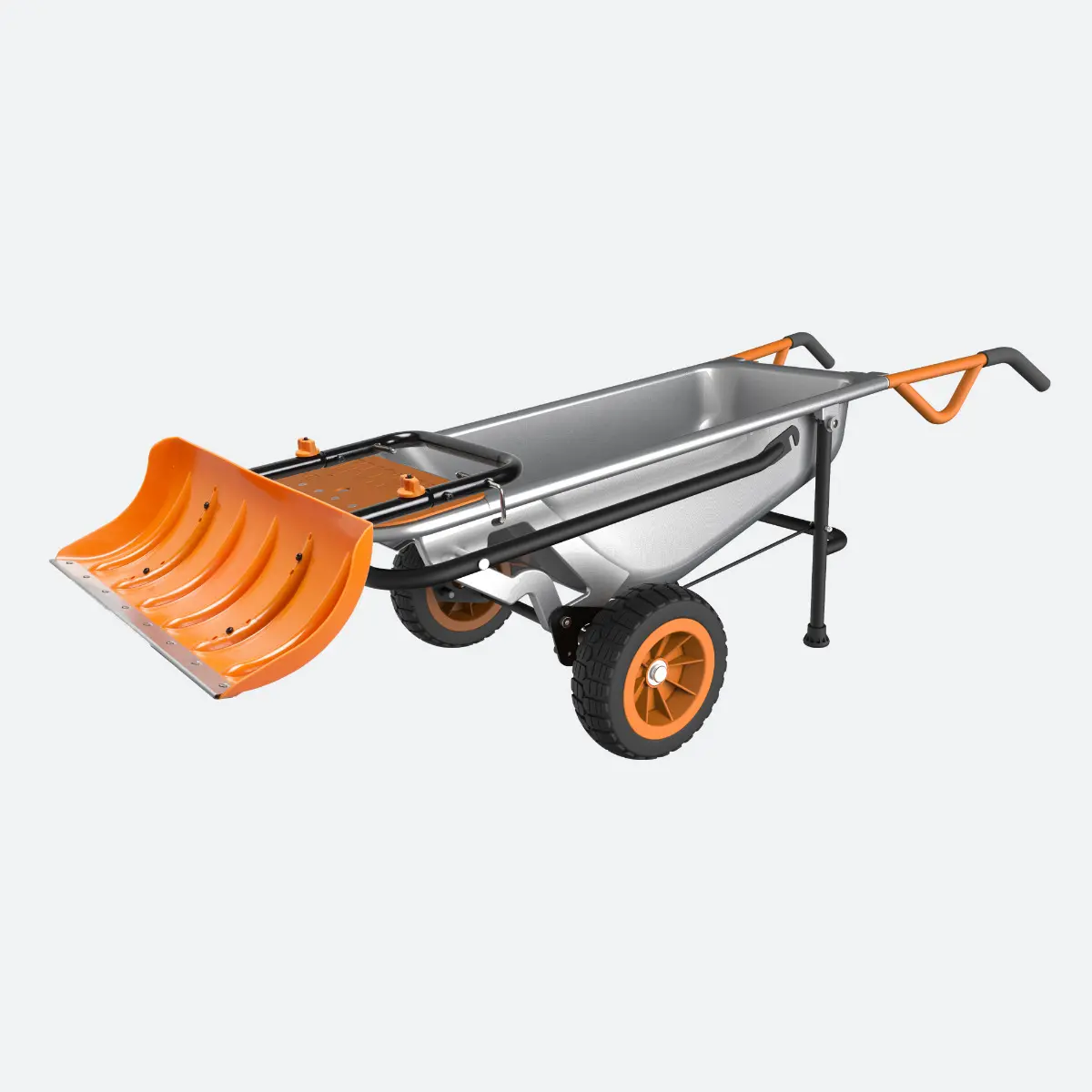 Aerocart Wheelbarrow Snow Plow 4