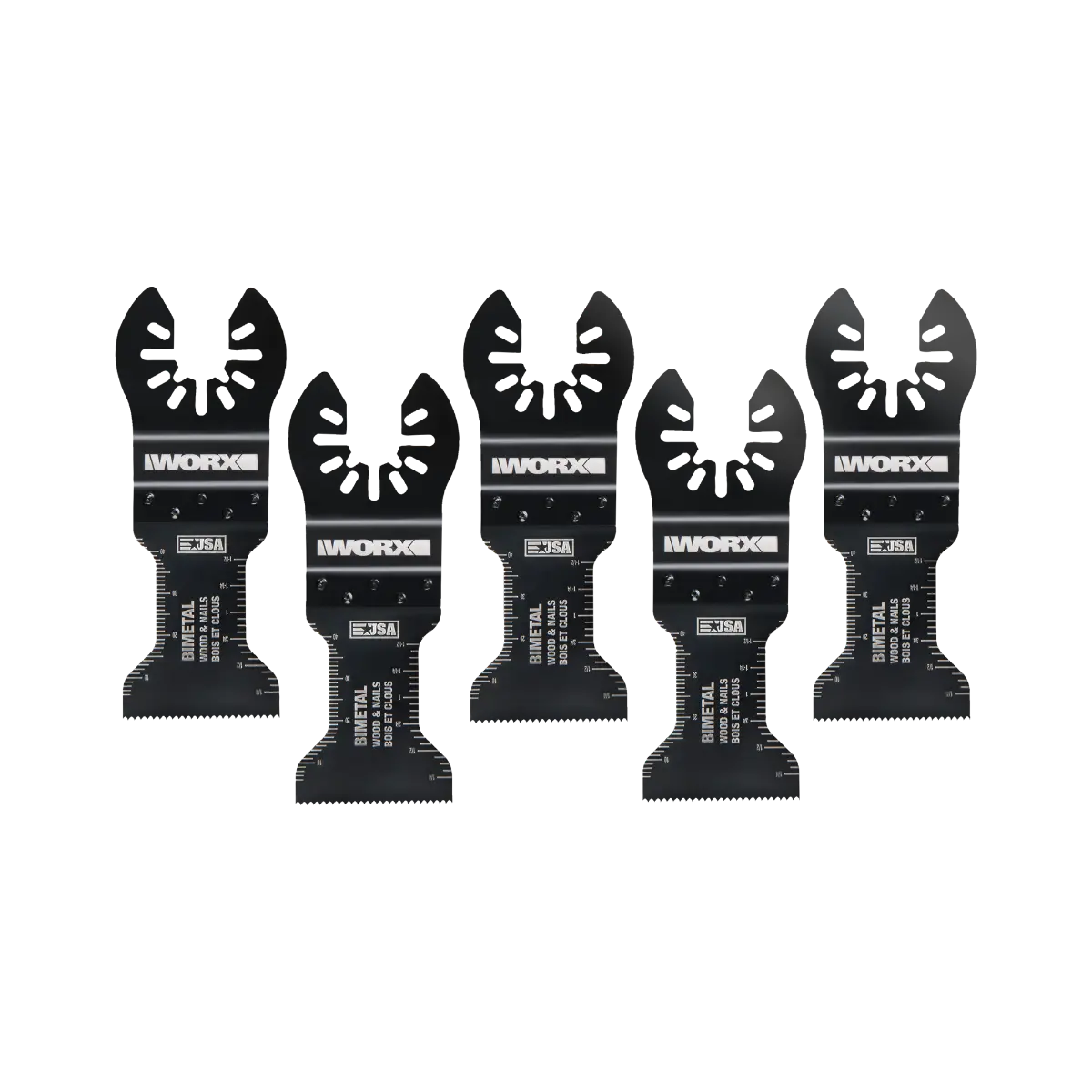 Bi-metal End Cut Oscillating Blades - 5 pack (Discontinued) 2