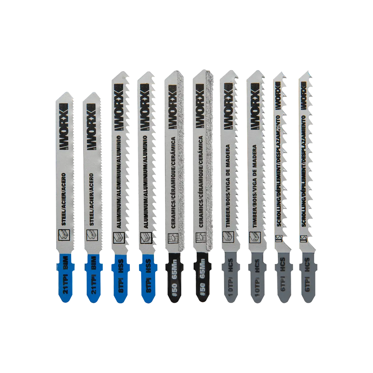 BladeRunner 10pc T-Shank Blade Assortment 2