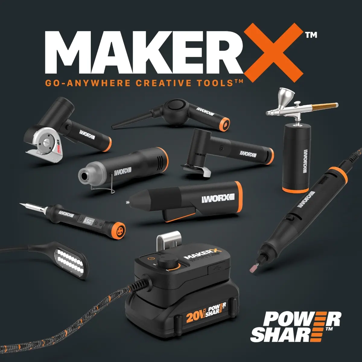 MAKERX 8-Piece Crafting Tool Kit 9
