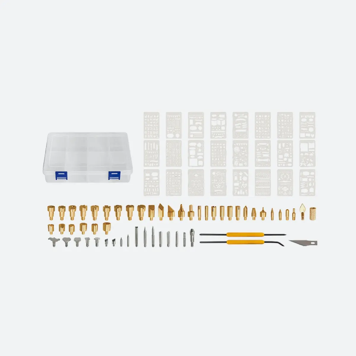 MAKERX Wood & Metal Crafter Stencil and Accessory Kit 3