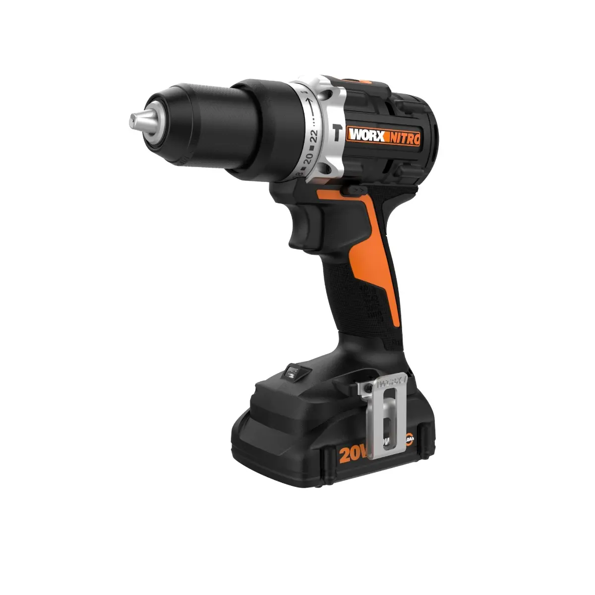 20V 1/2" brushless hammer drill 6