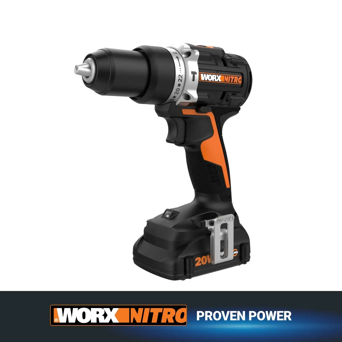 20V 1/2" brushless hammer drill 7