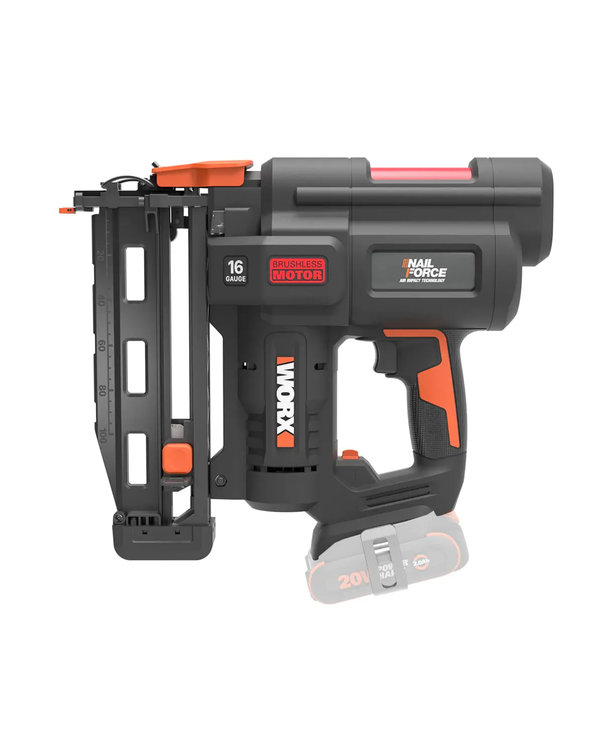 20V 16Ga brushless nail gun 3