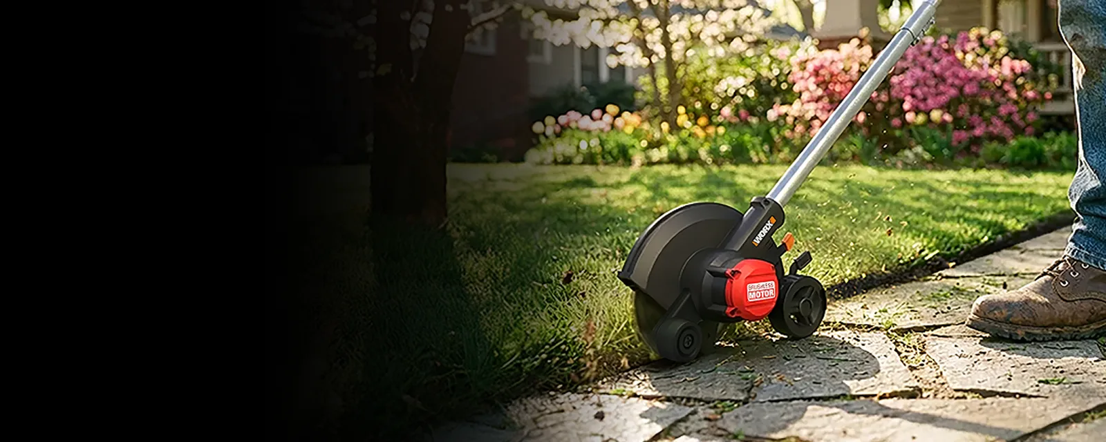20V 7'' brushless edger feature 2