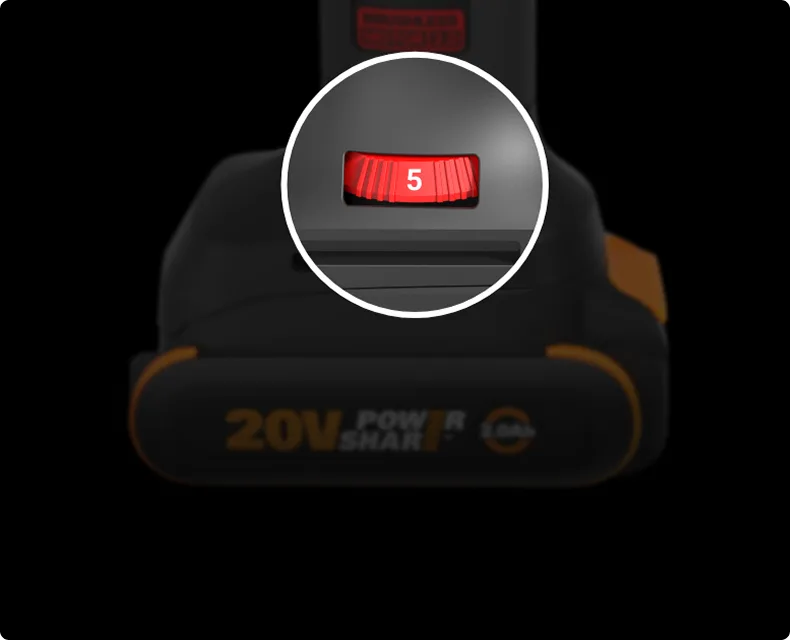 20V 5° brushless oscillating multi-tool feature 6