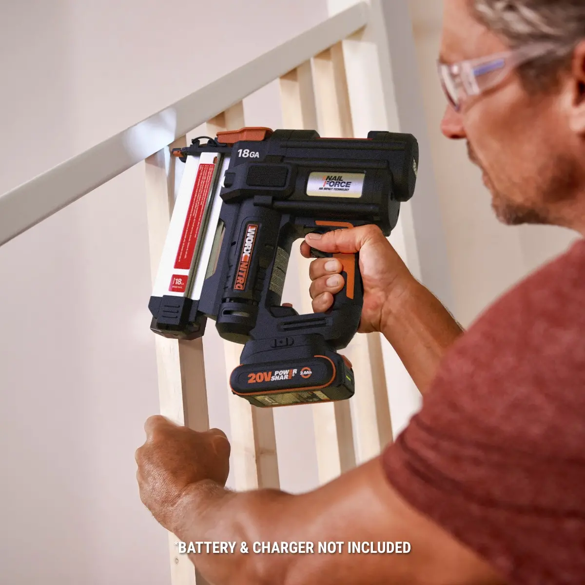 20V 18Ga brad nail gun - Tool Only 5