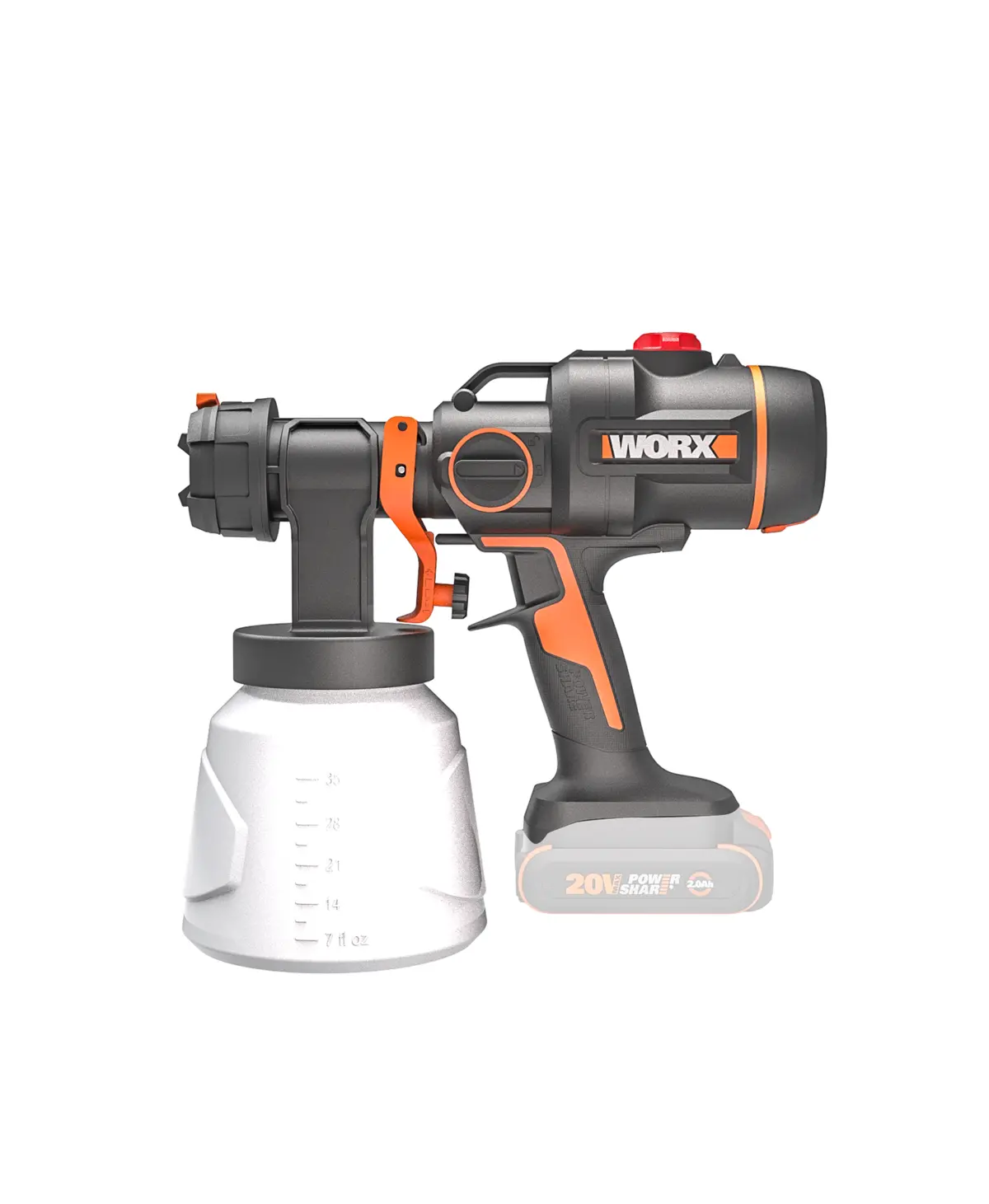 20V HVLP brushless paint sprayer 3