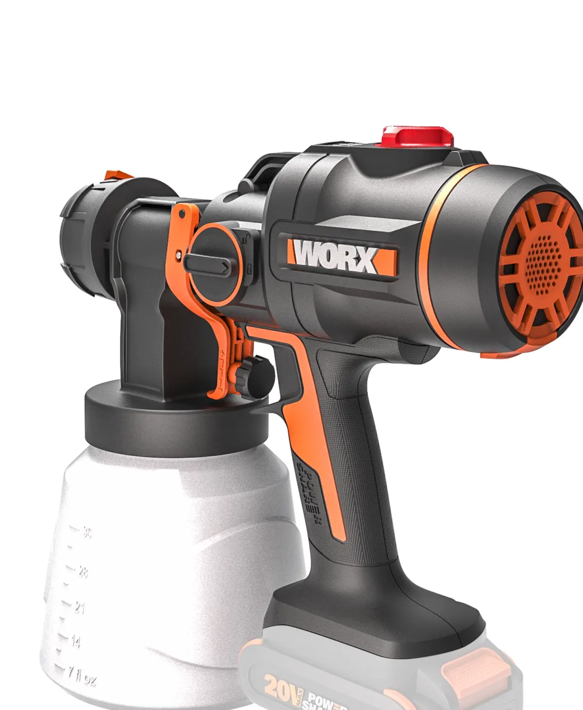 20V HVLP brushless paint sprayer 4