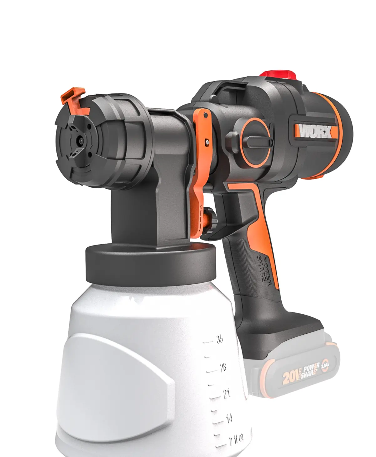 20V HVLP brushless paint sprayer 5
