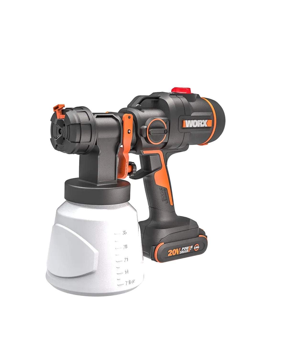 20V HVLP brushless paint sprayer 2