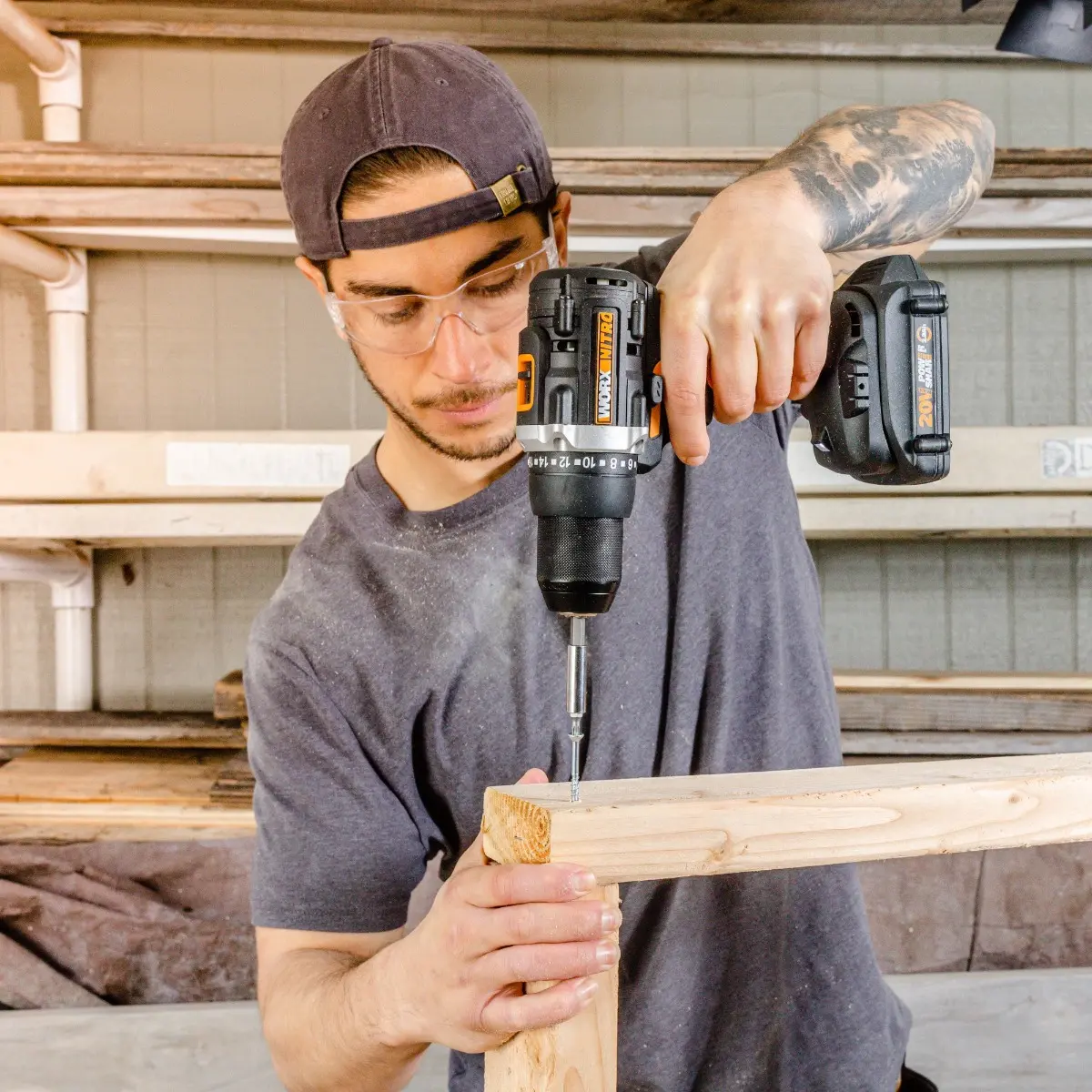 Nitro 20V Power Share 1/2" Cordless Drill/Driver with Brushless Motor 2