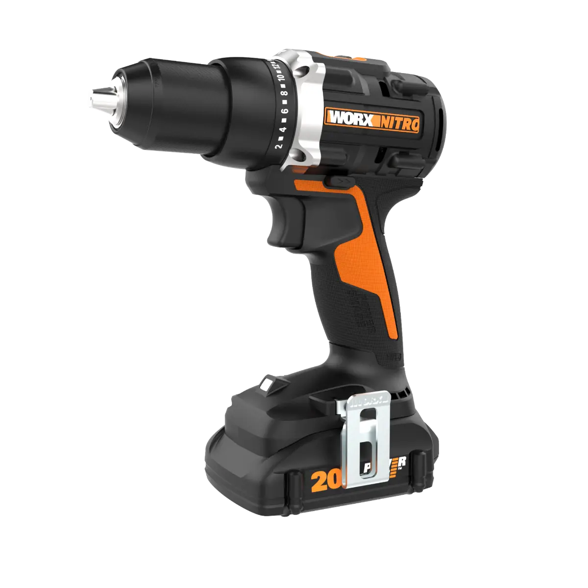 Nitro 20V Power Share 1/2" Cordless Drill/Driver with Brushless Motor 5