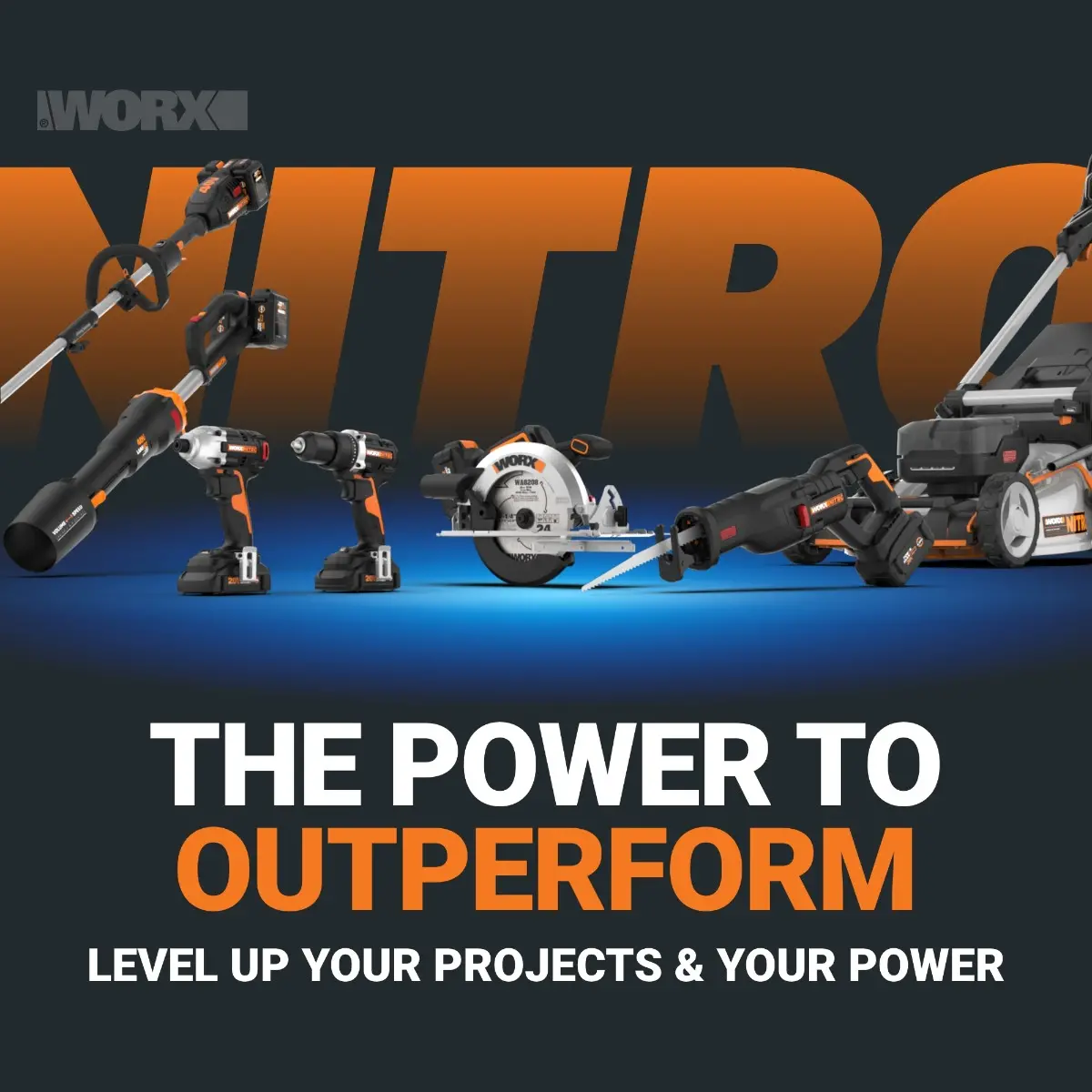 Nitro 20V Power Share 1/2" Cordless Drill/Driver with Brushless Motor 8