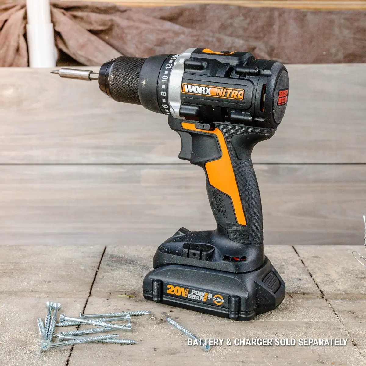 Nitro 20V Power Share 1/2" Cordless Drill/Driver with Brushless Motor - Tool Only 2
