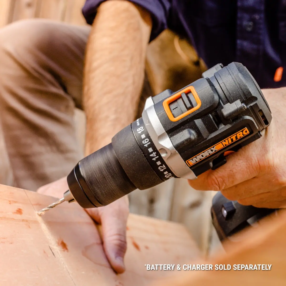 Nitro 20V Power Share 1/2" Cordless Drill/Driver with Brushless Motor - Tool Only 3