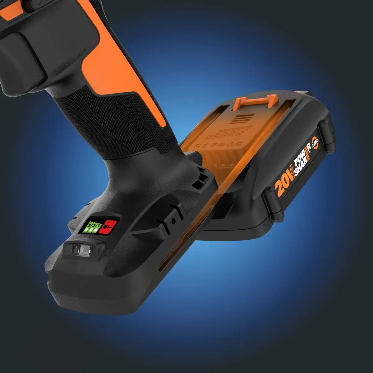 Nitro 20V Power Share 3-Speed Cordless Impact Driver with Brushless Motor 8