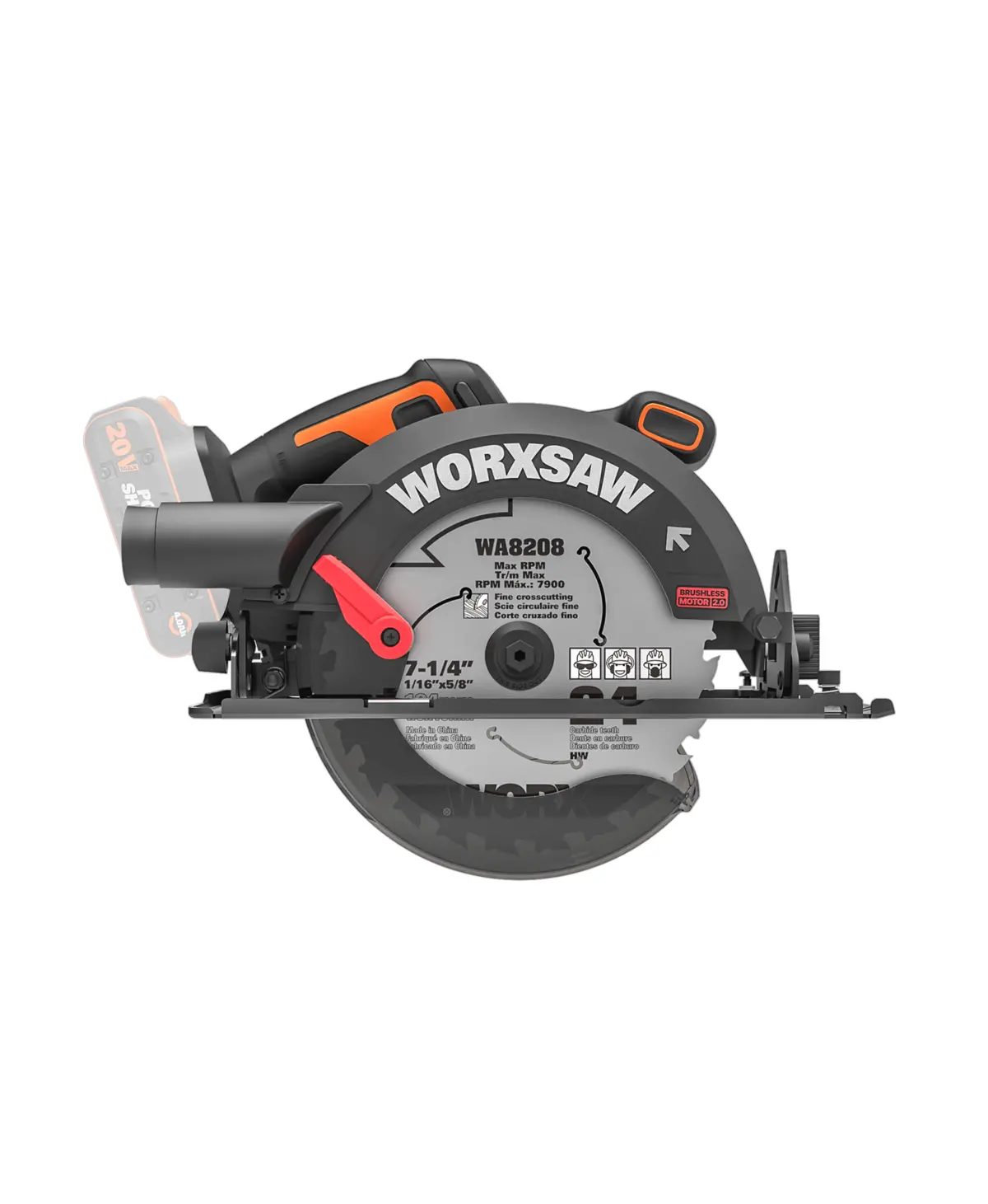 20V 7-1/4" brushless circular saw 3