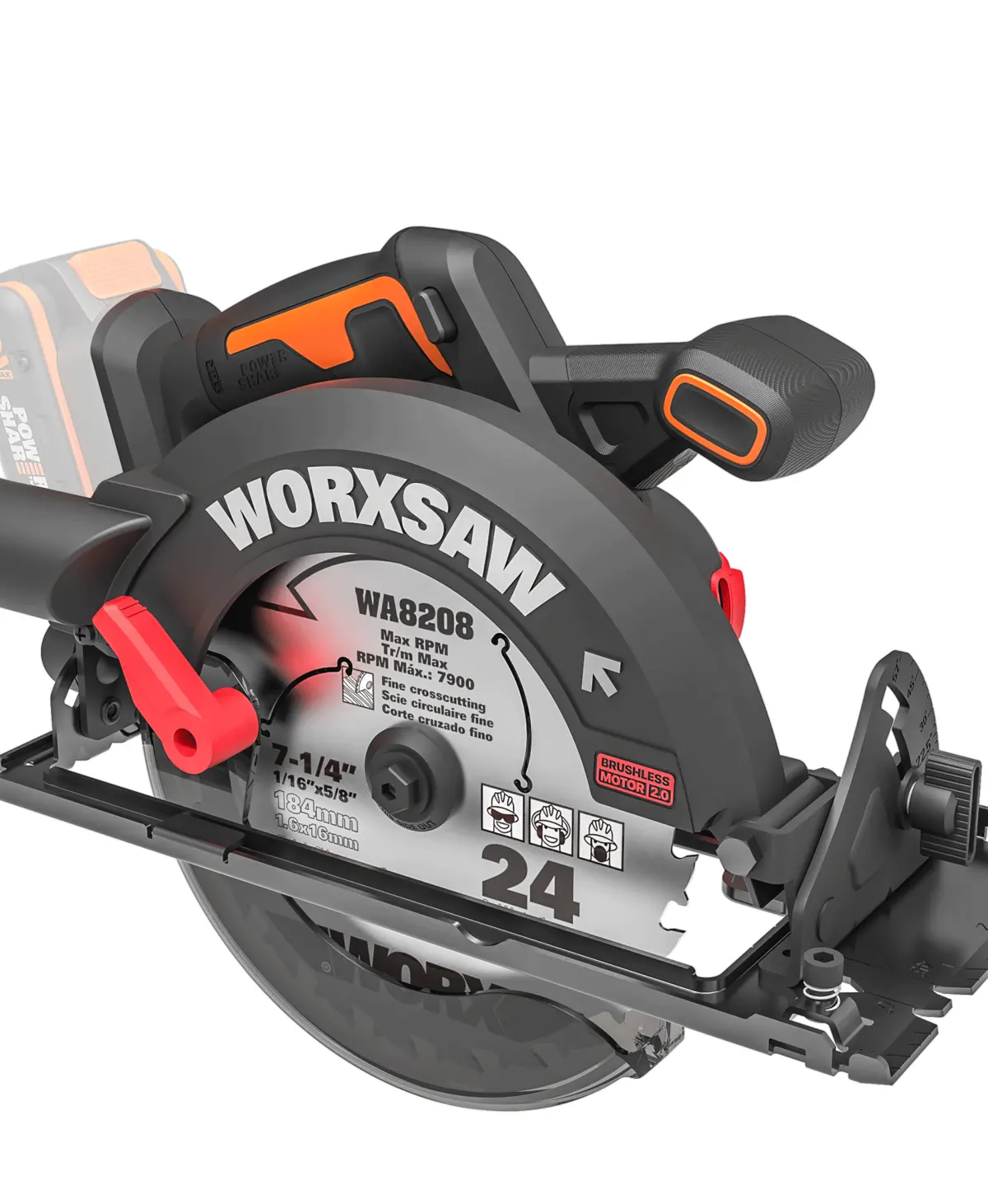 20V 7-1/4" brushless circular saw 5