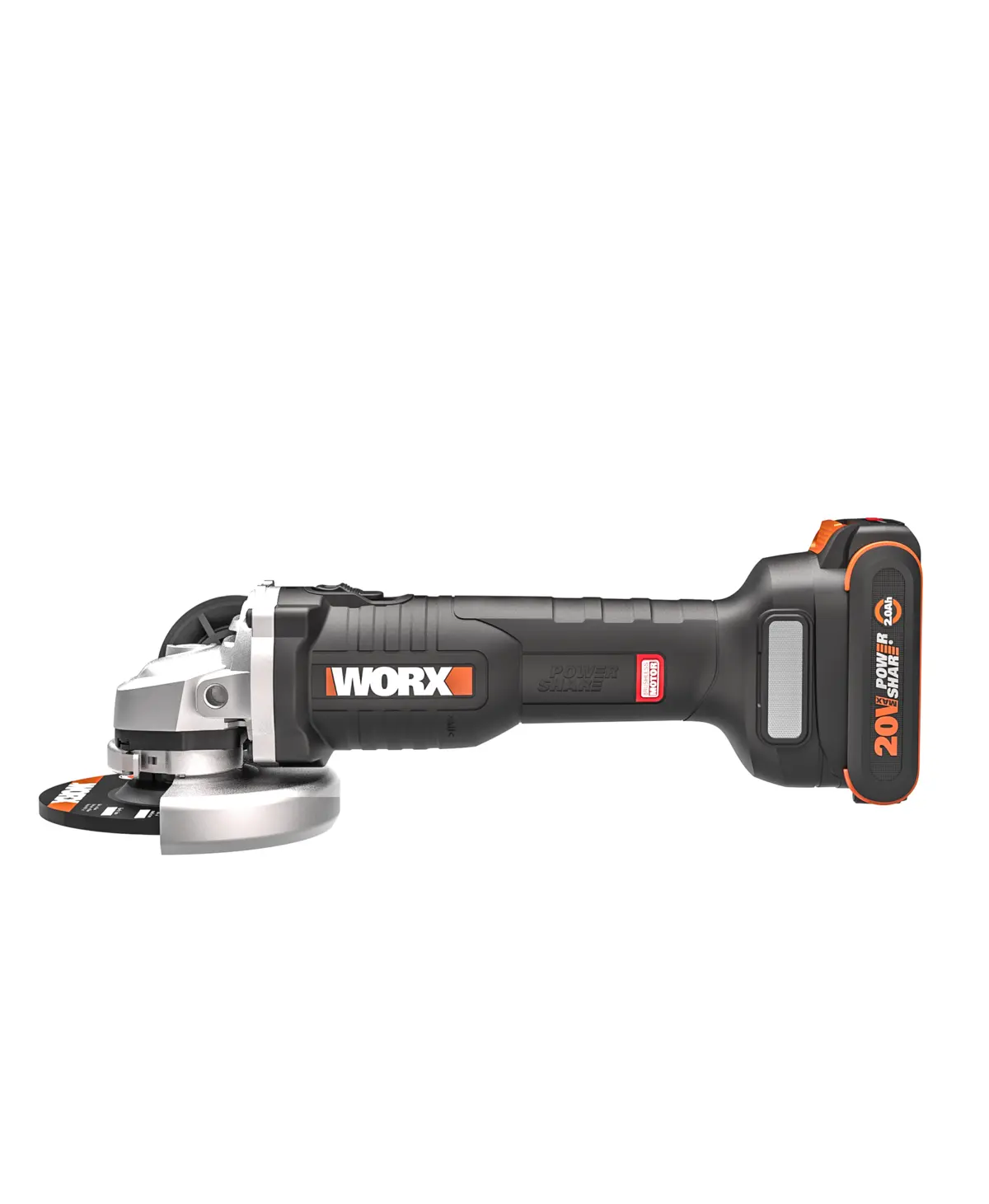 20V 4-1/2" brushless angle grinder 3