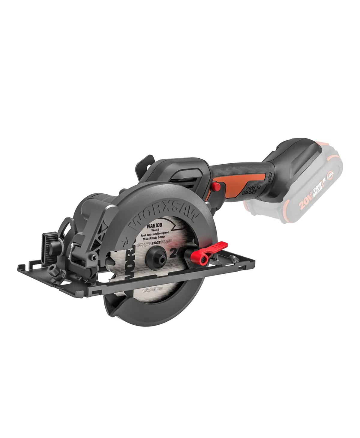 20V 4-1/2" brushless circular saw 2