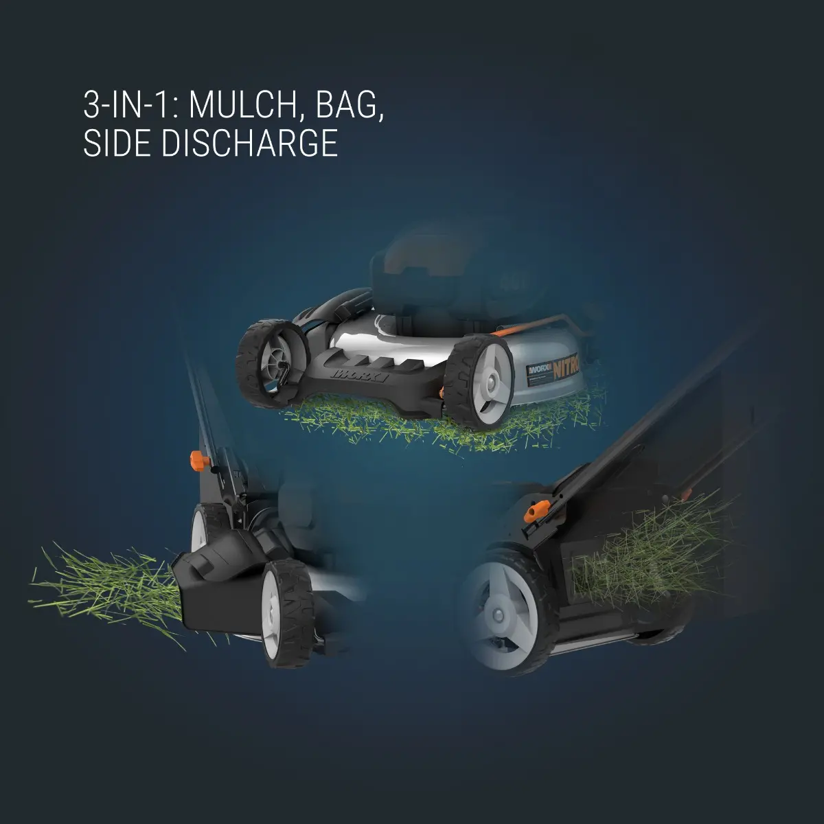 Nitro 40V Power Share 20" Cordless Push Lawn Mower 5