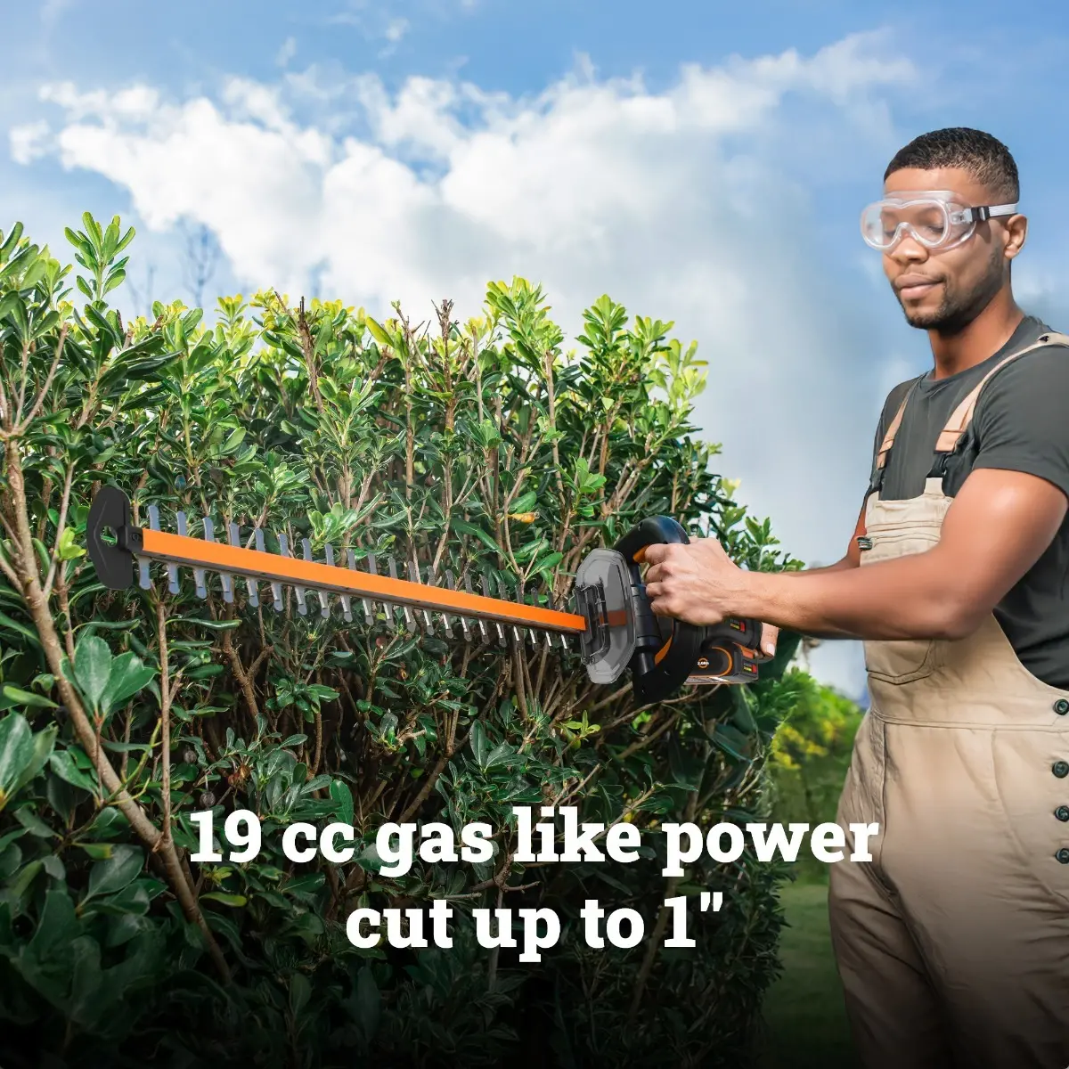 40V 24'' brushless hedge trimmer 2