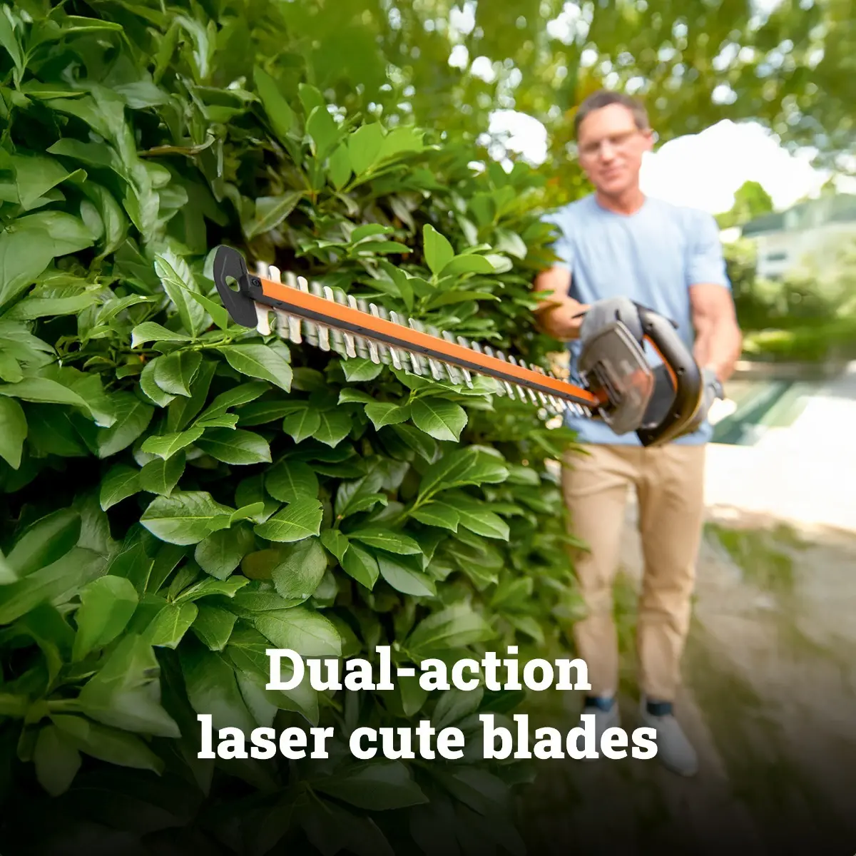 40V 24'' brushless hedge trimmer 6