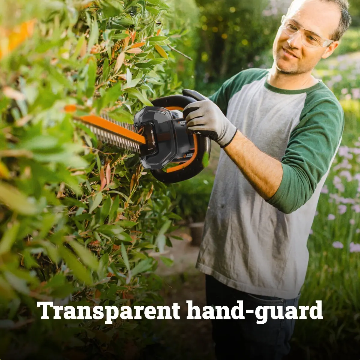 40V 24'' brushless hedge trimmer 7