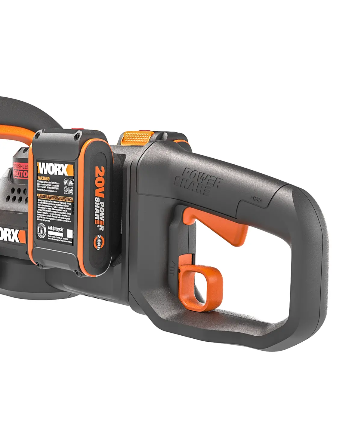 40V 24'' brushless hedge trimmer 5